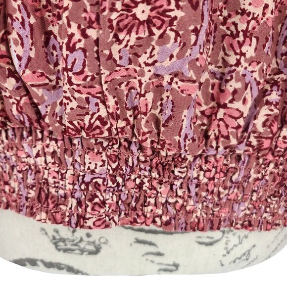 Free People Rosalina Floral Print Tie Front Jacket Medium - Picture 9 of 10